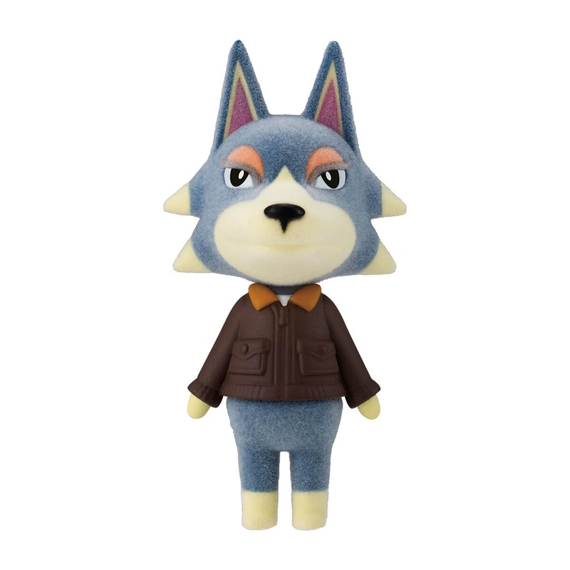 Wolfgang Animal Crossing Doll (Shokugan Flocked Series Wave 02) by Bandai