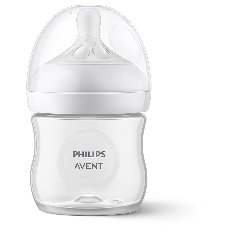 Avent Natural Baby Bottle With Natural Response Nipple 4oz, 1pk - Clear