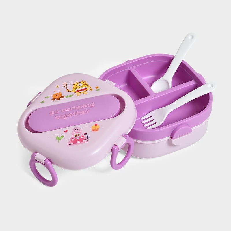 Bloom Munchkin Double Layer Lunch Box Purple