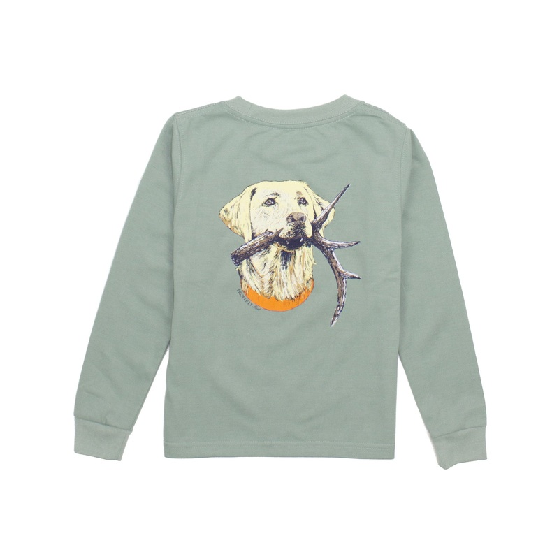 Boys Antler Lab LS Sage