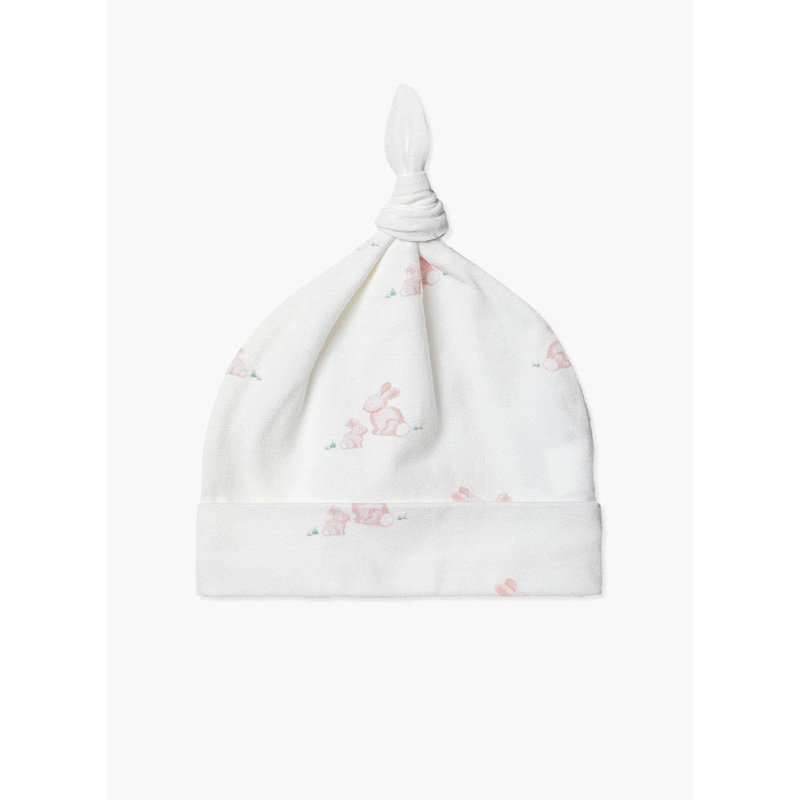 Baby Hat in Pale Pink Bunny
