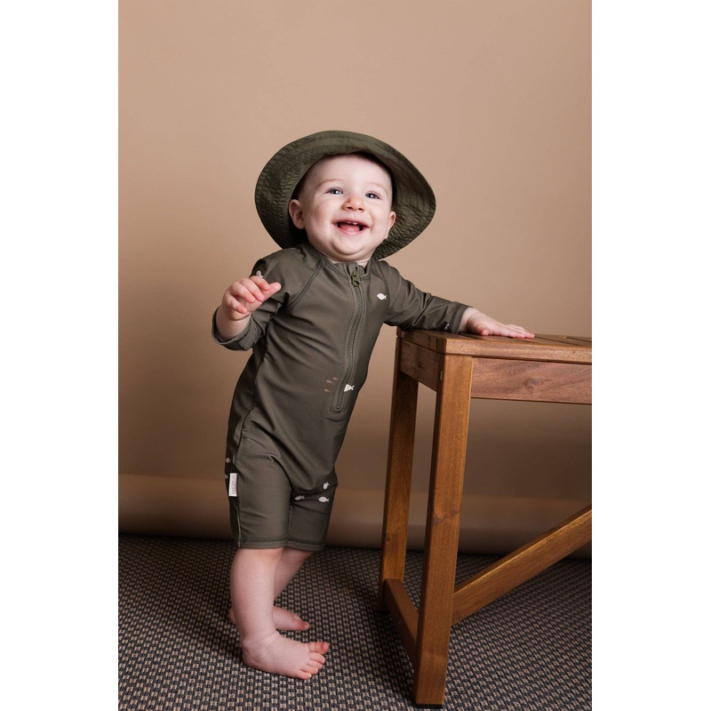 Swim Jumpsuit _ Trout / Kalamata