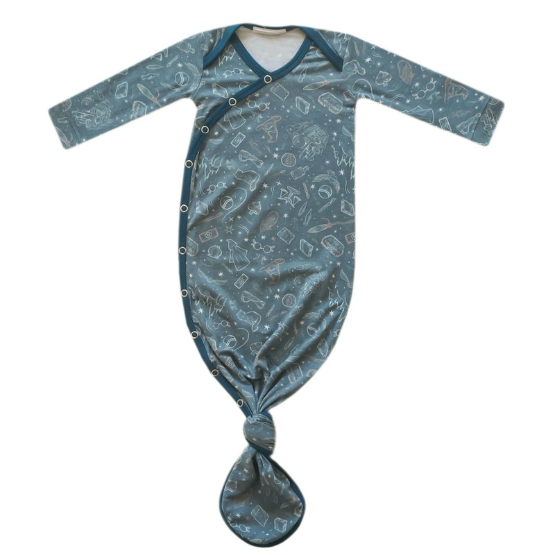 Newborn Knotted Gown - Hogwarts