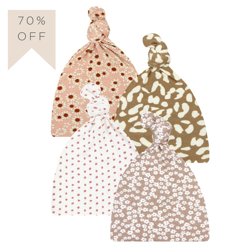 Top Knot Hat 4 Pack - Maude