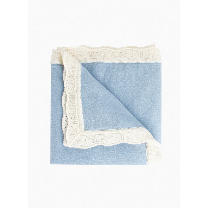 Cashmere Blanket in Blue