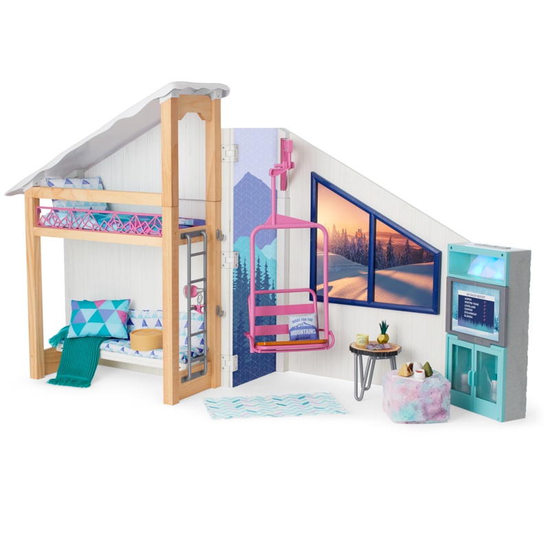 Ski Chalet Bedroom Set for dolls