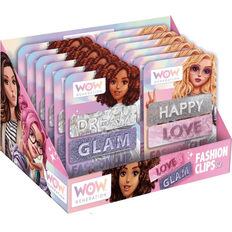 Wow Generation Hair Clips With Message