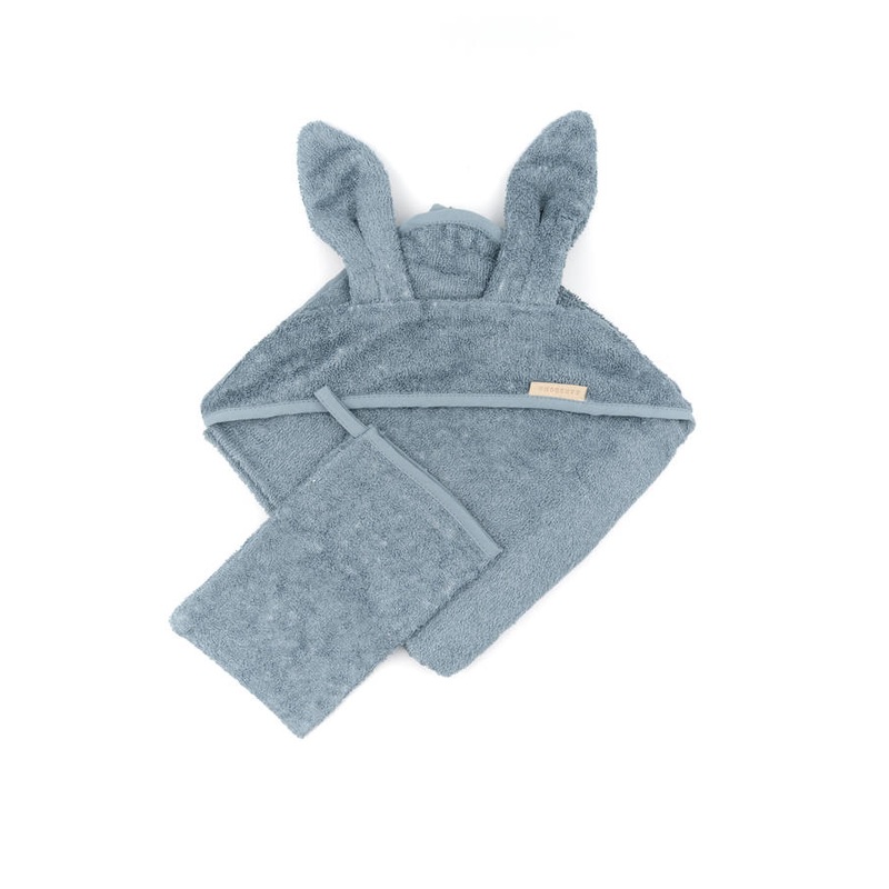 Towel newborn with ears + glove - BLUE 07 VFU48427377612