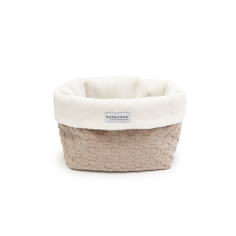 Bathroom storage basket - 14x20x14h - Honey - SAND 10