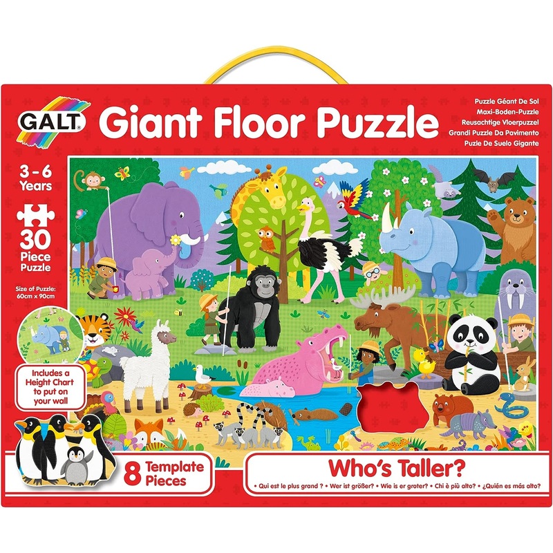 Galt 1005527 Giant Floor Puzzles Who's Taller?