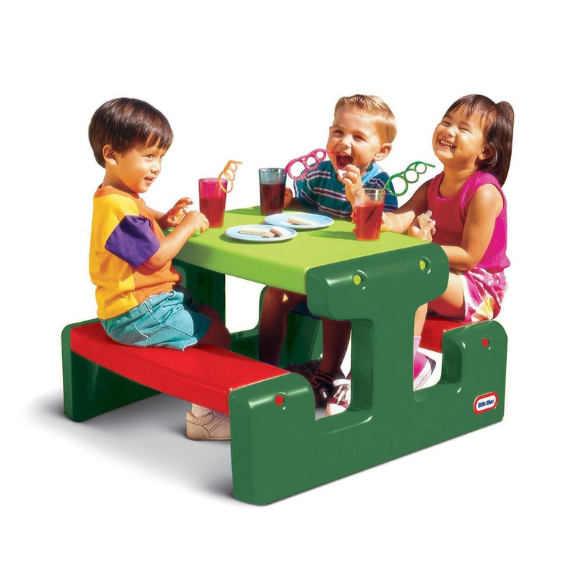 Little Tikes Junior Picnic Table Evergreen