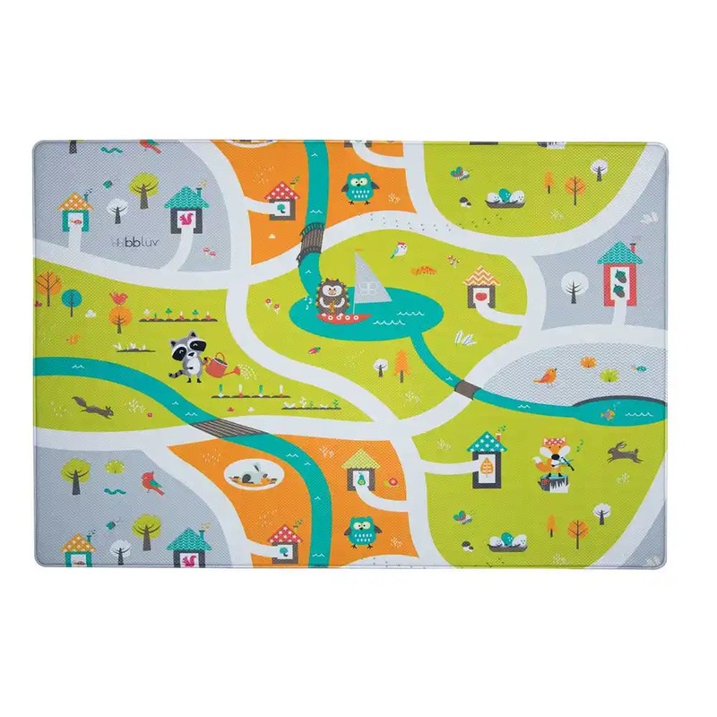 Bbluv Multi - Reversible Playmat-Miles (Multicolor)