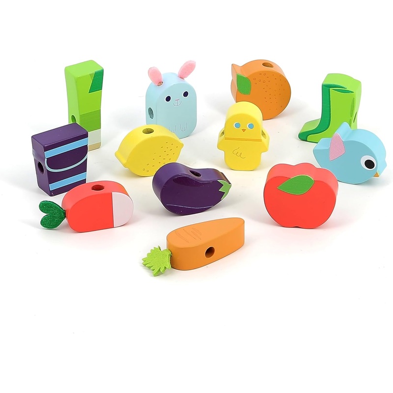 Vilac 1517S  Vegetable garden large beads set