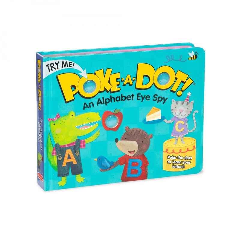 Melissa & Doug Poke-a-Dot - An Alphabet Eye Spy Board Book