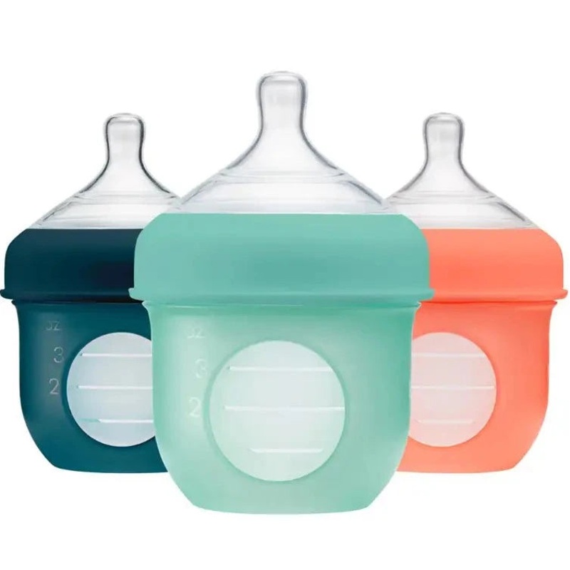 Boon NURSH 4oz Bottle Pack of 3 - Monochrome