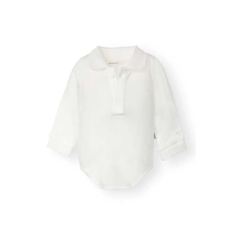 Polo Baby Bodysuit - OFFWHITE 111