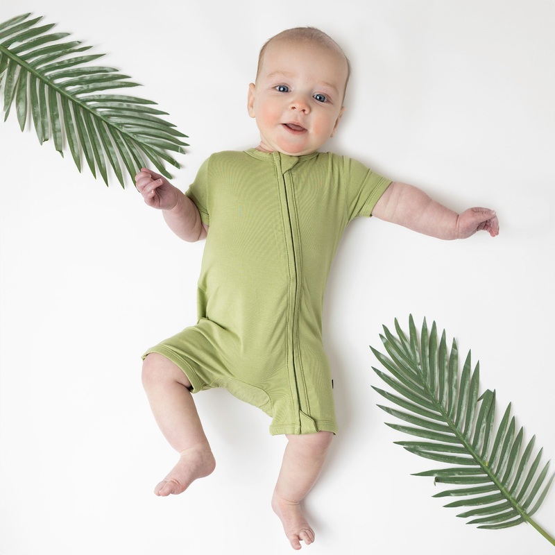 Zippered Shortall Romper in Honu