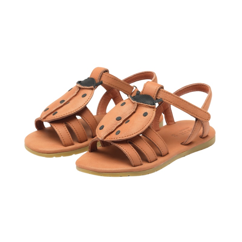 Iles Sky Sandals | Lady Bird | Walnut Leather
