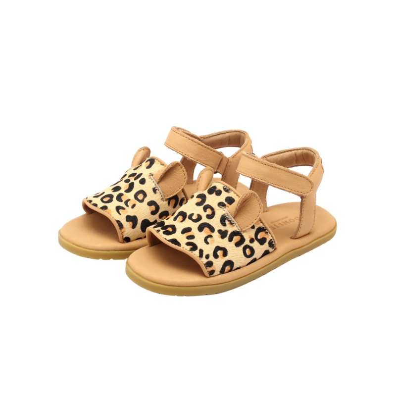 Qara Sandals | Leopard | Leopard Spotted Cow Hair
