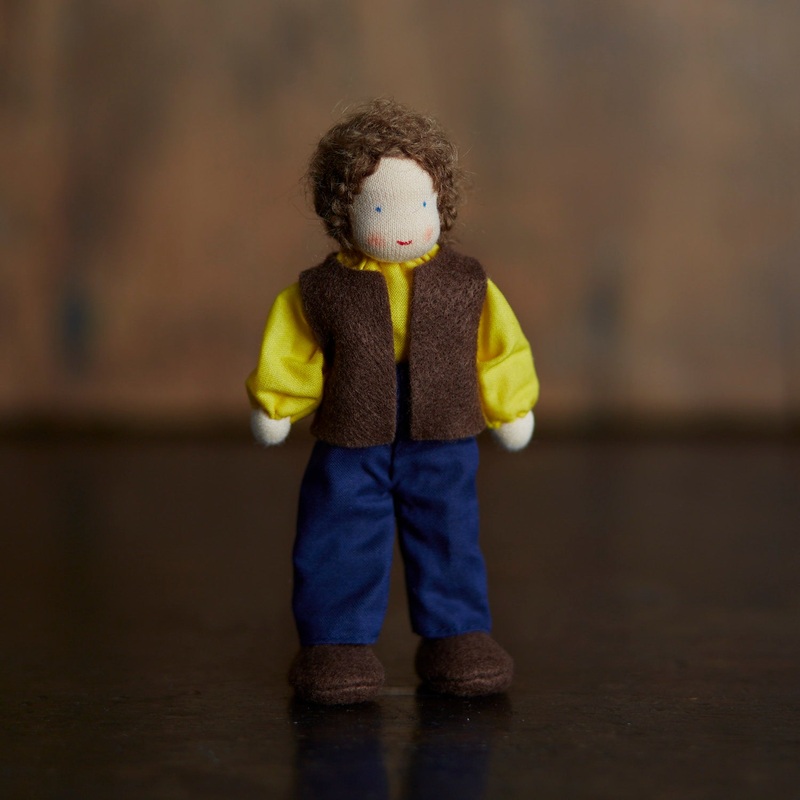 Handmade Cotton Doll's House Doll - Mr Alder