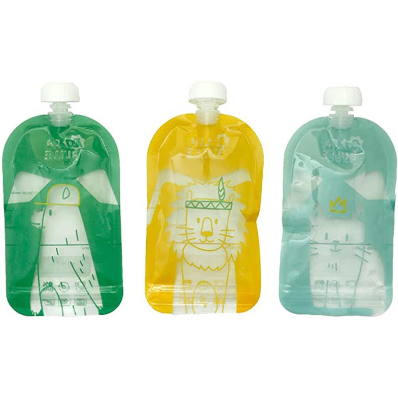 Badabulle Reusable Food Pouches (Pack of 15)