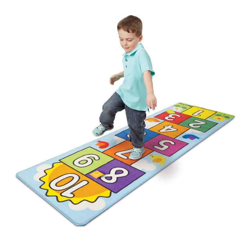 Hop & Count Hopscotch Rug 200 x 67 cm
