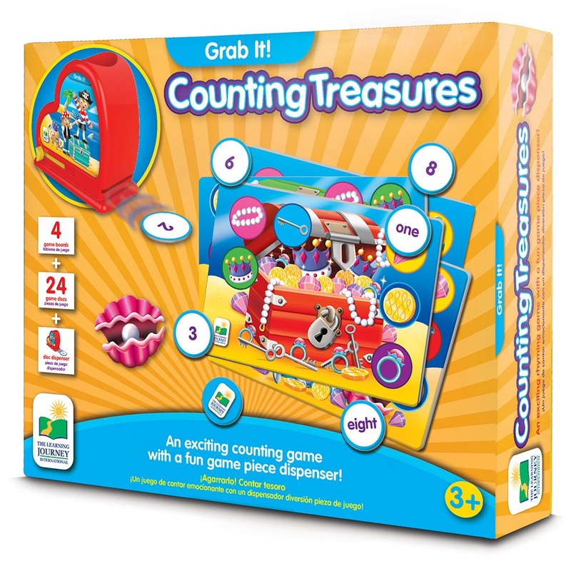 The Learning Journey Grab It! Counting Treasures