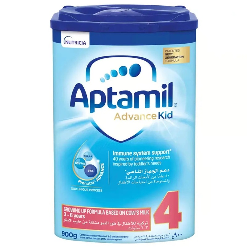 Aptamil Advance Kid 4 Growing Up Formula 3-6Yrs, 900g