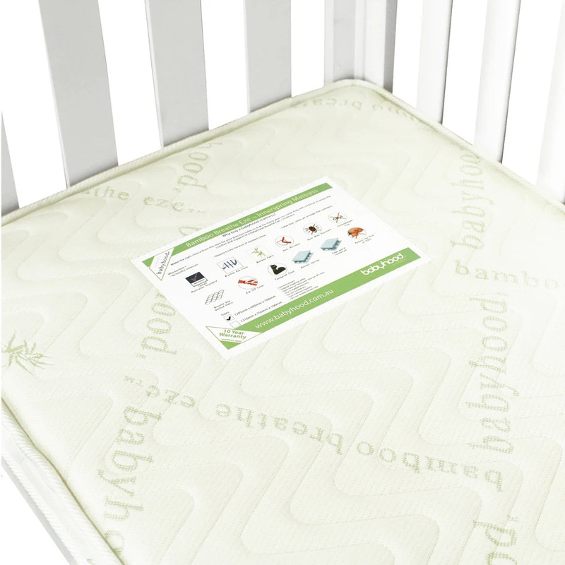 Babyhood Bamboo Mattress Breathe Eze TM  Innerspring Mattress