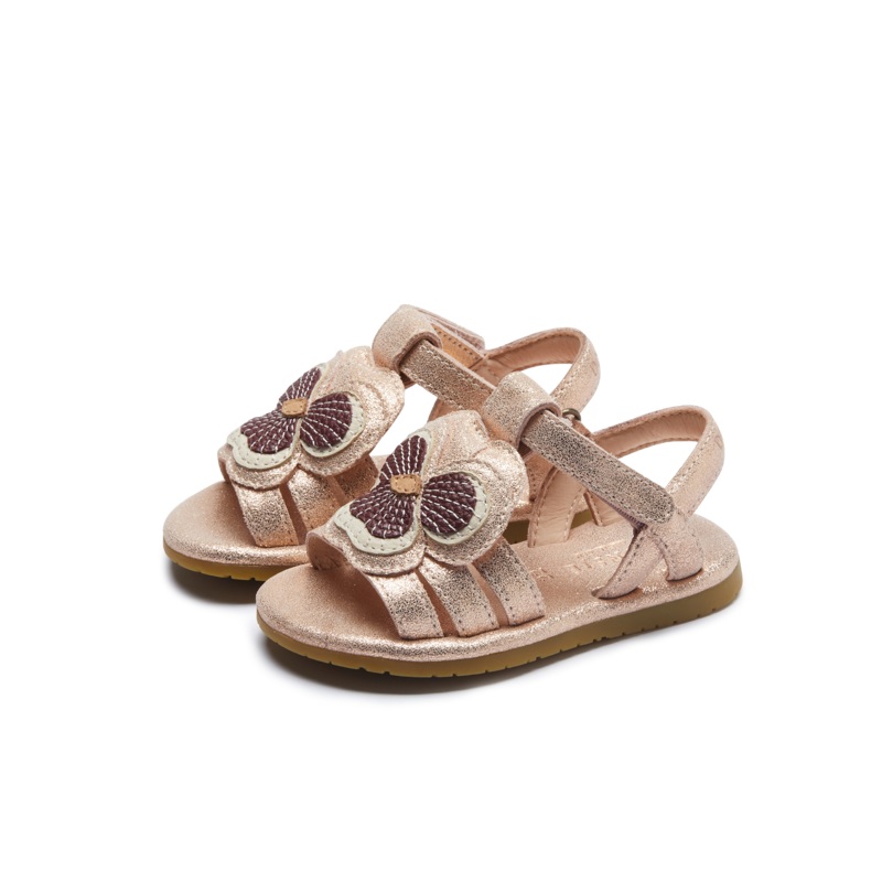 Jiles Fields Sandals | Violette | Powder Metallic Leather