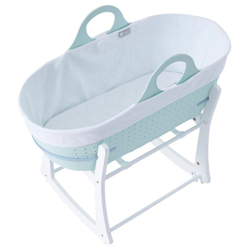 Tommee Tippee Sleepee Moses Basket & Stand (Green)