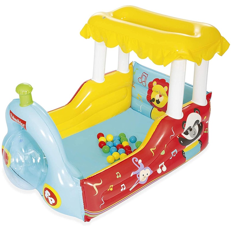 Bestway Fisher-Price - Train Ball Pit (52 x 37 x 35/1.32m x 94cm x 89cm)