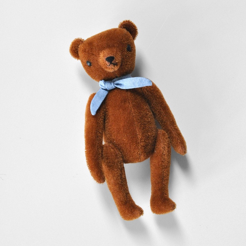 Handmade Classic Mohair Bear - Rust
