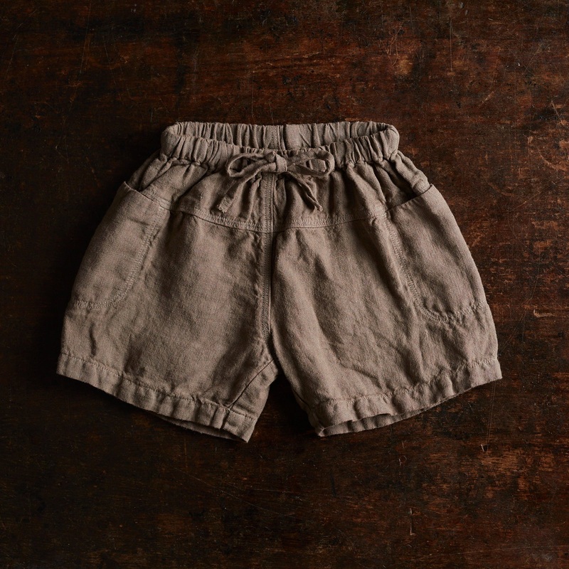 Rowan Shorts - Linen - Timber