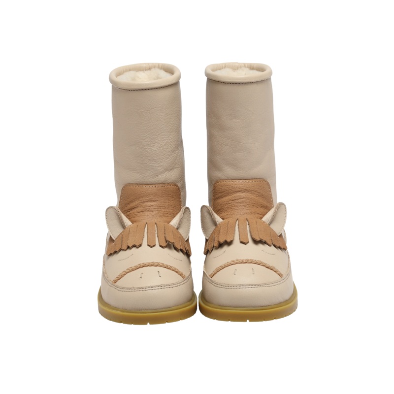 Wadudu Special Boots | Horse | Ivory Leather
