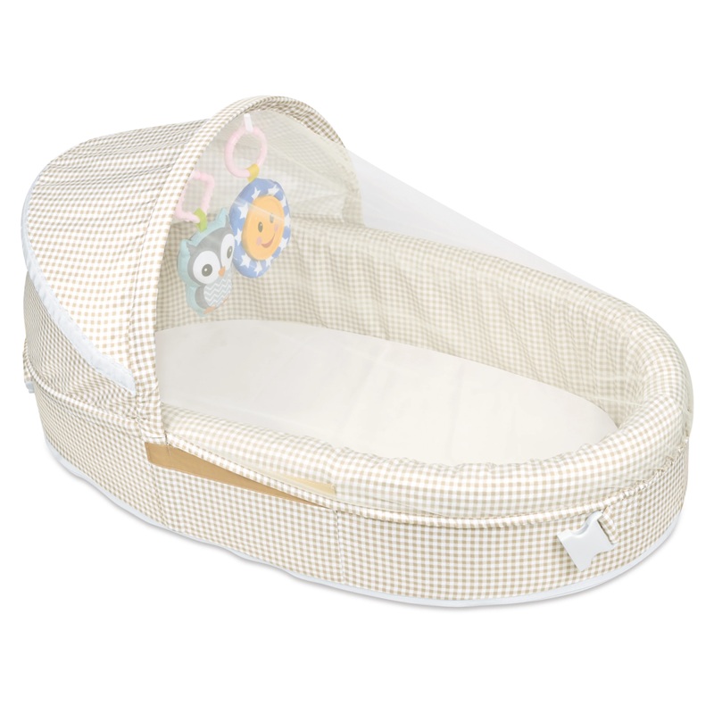 Tiibaby Baby Travel Bassinet Cream