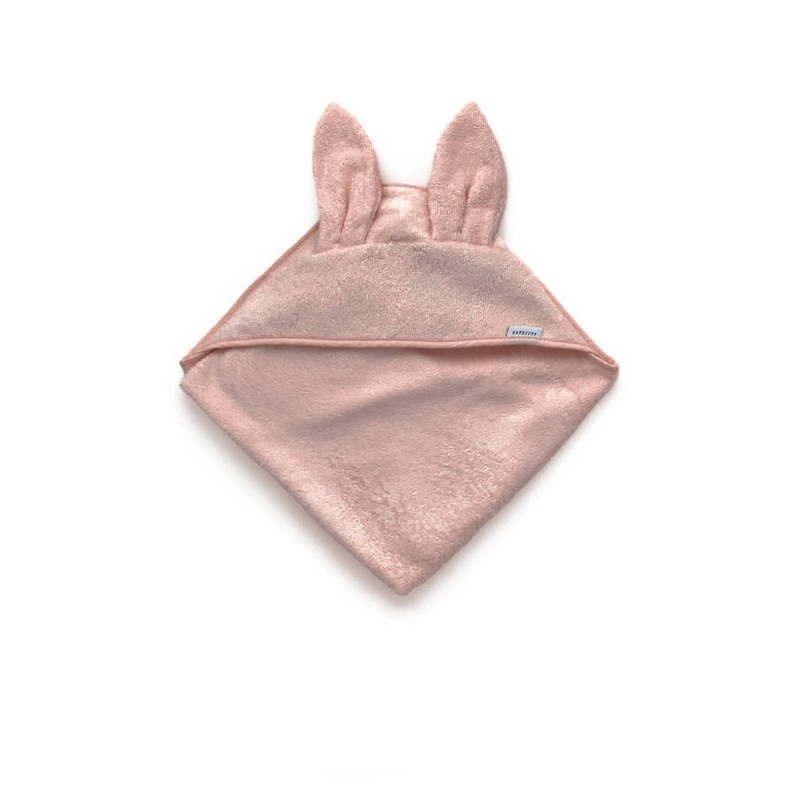 Towel newborn XL with ears - PINK 04