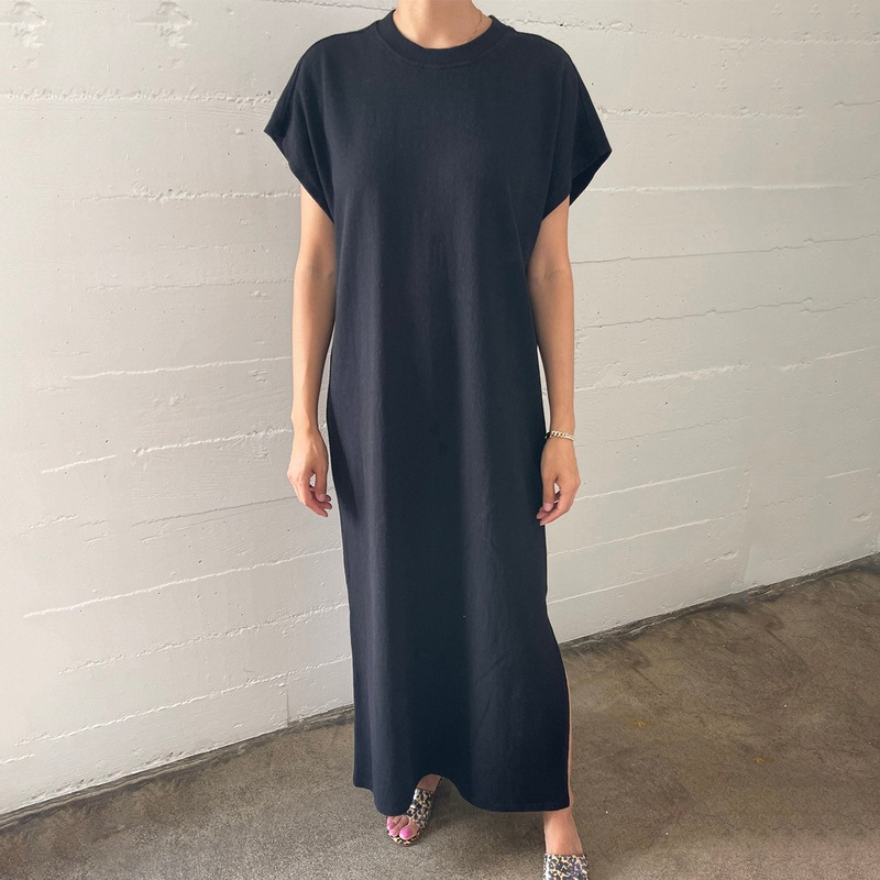Women's Cotton Jeanne Dress - Black