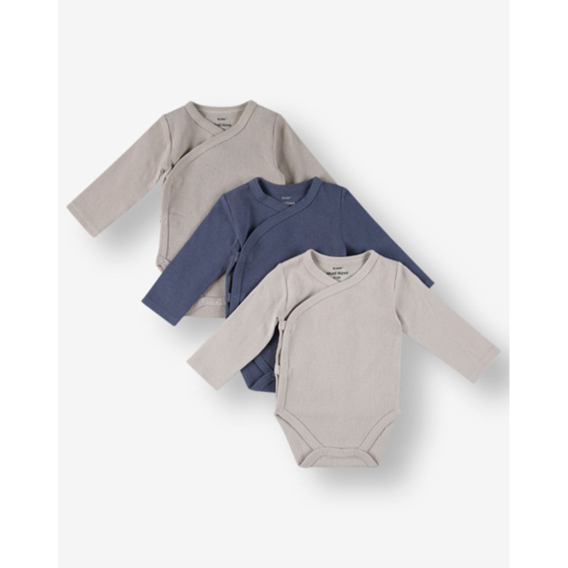 3 Pack Pointelle & Pique Bodysuits P WLGB65385845972