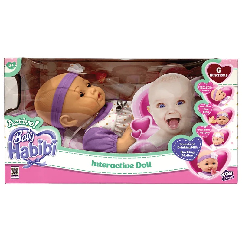 Baby Habibi Doll Interactive Doll 16 inch (Active)
