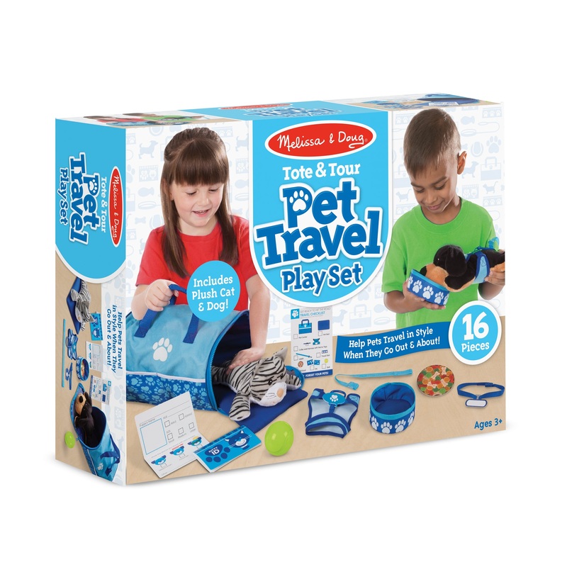 Tote & Tour Pet Travel Play Set
