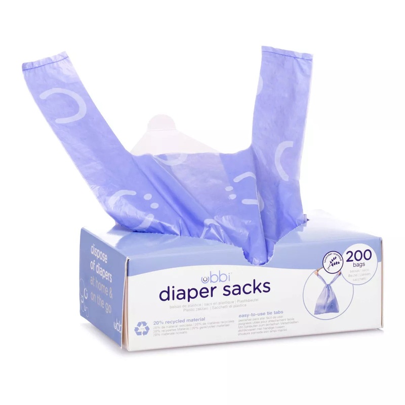 Ubbi Diaper Sacks Pack of 200 (Periwinkle)