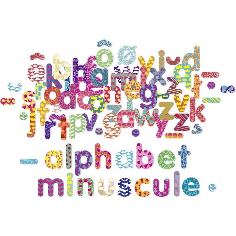 Vilac 6703 81 small letter alphabet magnets