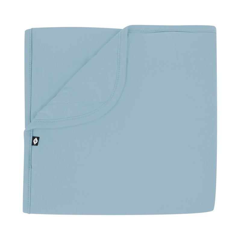 Baby Blanket in Dusty Blue