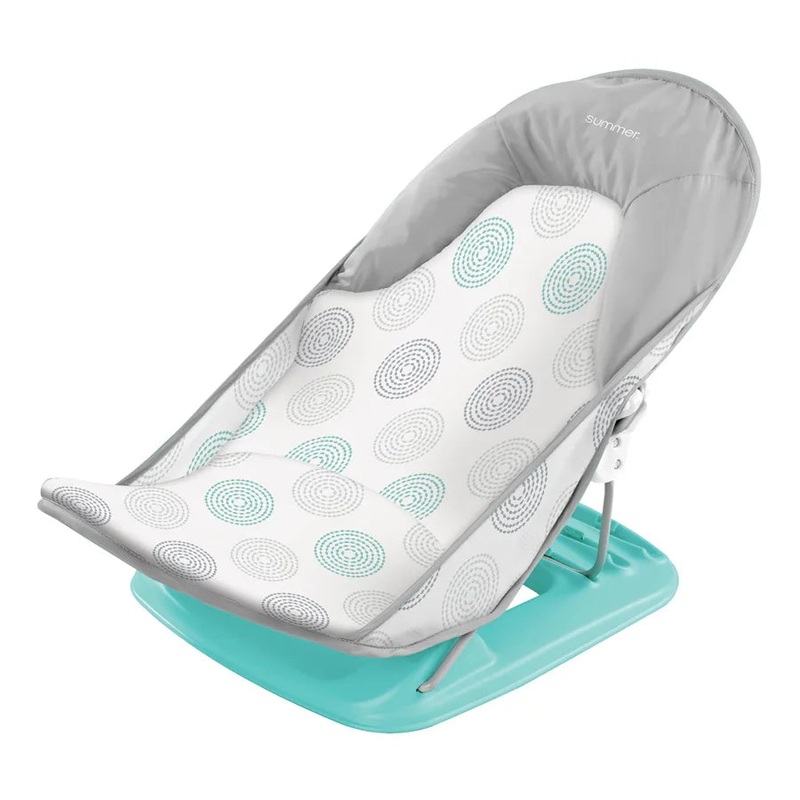 Summer Deluxe Baby Bather - Dashed Dots