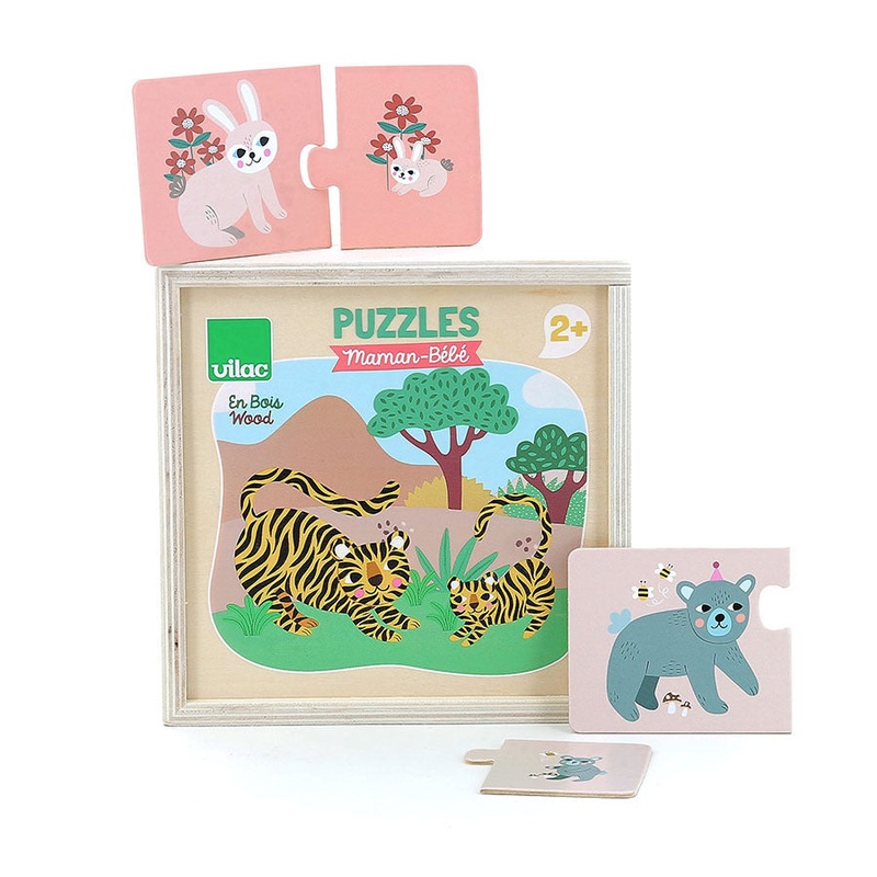 Vilac 8569 Mom-baby match puzzles - Michelle Carlslund