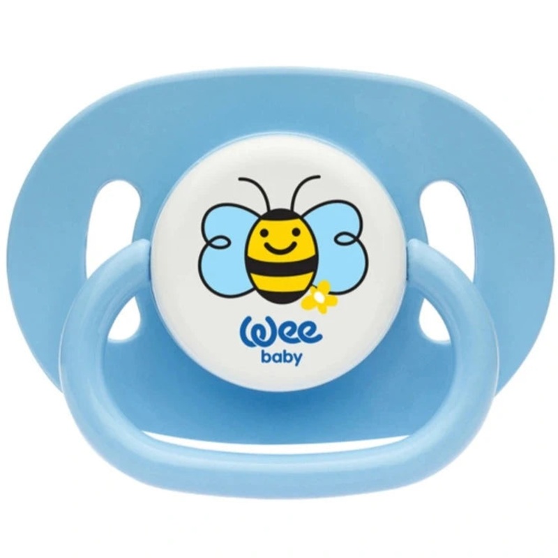 Wee Baby Opaque Oval Body Round Teat Soother 0-6M
