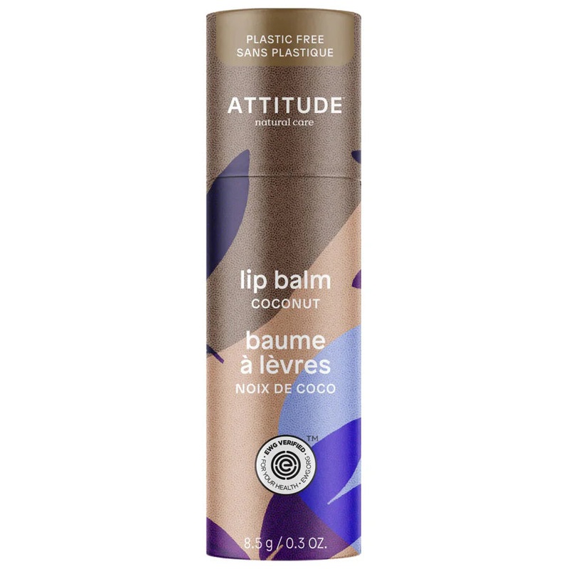 Attitude Leaves Bar Lip Balm Coconut 8.5g