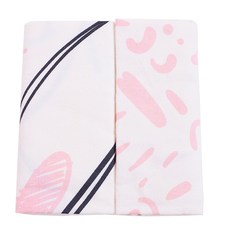 Flannel Cloth - Pack of 2 , Size: 76X76 cm