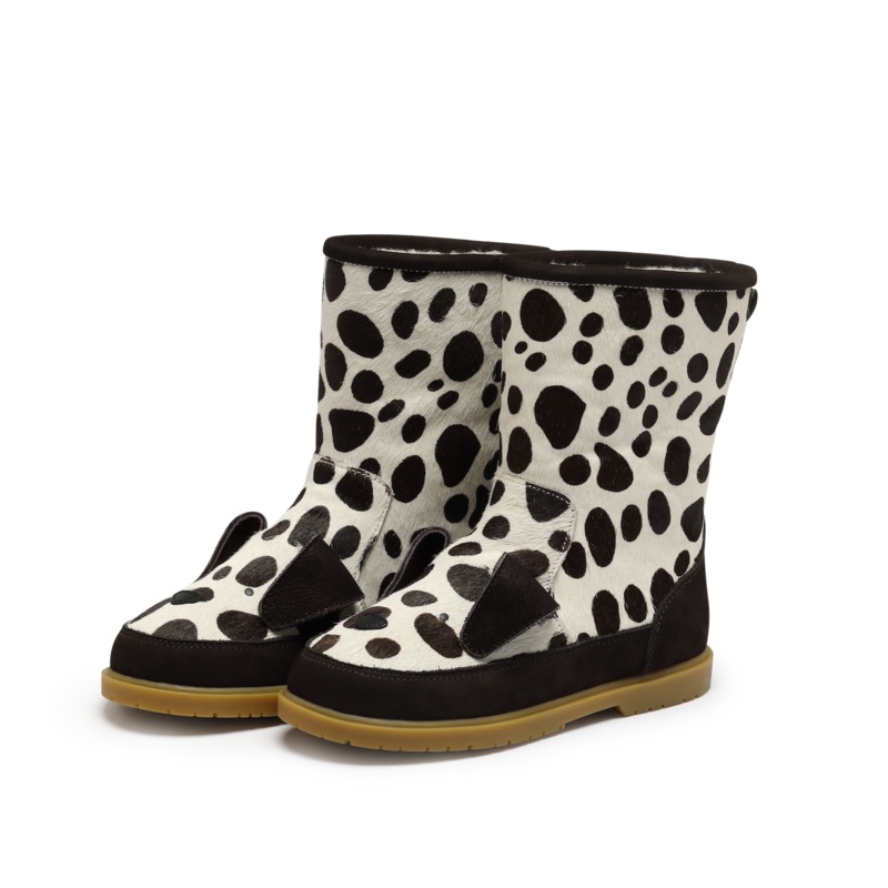 Wadudu Exclusive Boots | Dalmatian | Spotted Cow Hair